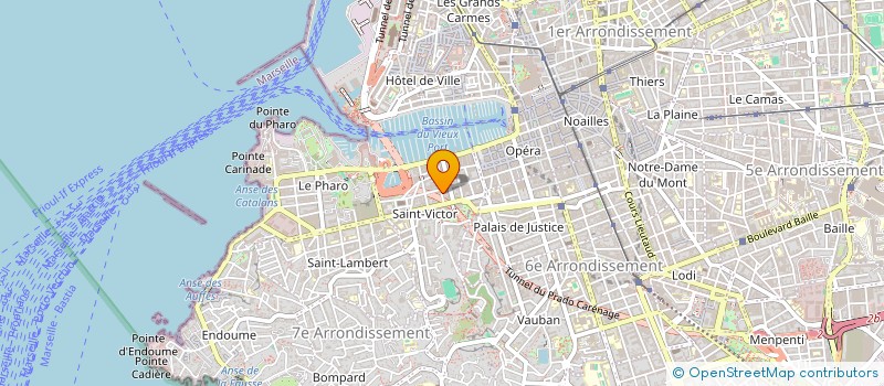 localisation de l'entreprise VIBES FITNESS à MARSEILLE