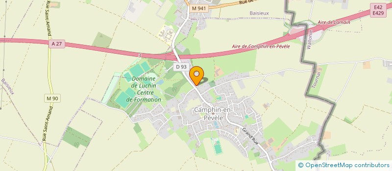 localisation de l'entreprise VIBESTAGE à CAMPHIN-EN-PEVELE