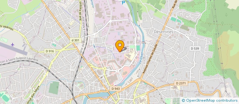 localisation de l'entreprise VIBOCO  MONTLUCON