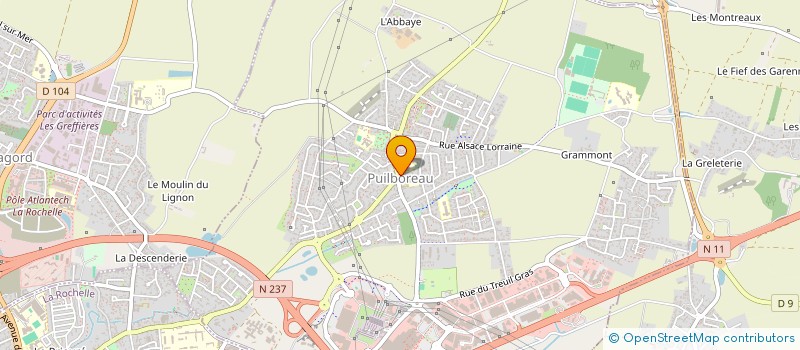 localisation de l'entreprise VIBR'ACCORD  PUILBOREAU