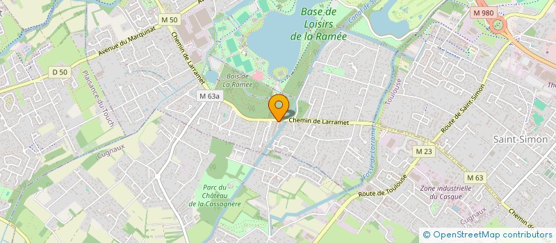localisation de l'entreprise VIBRA à TOURNEFEUILLE