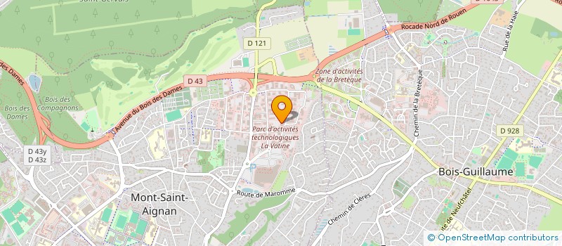 localisation de l'entreprise VIBRA'S CULT à MONT-SAINT-AIGNAN