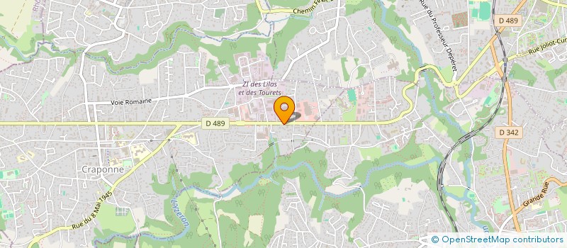 localisation de l'entreprise VIBRACONCEPT EUROPE  CRAPONNE