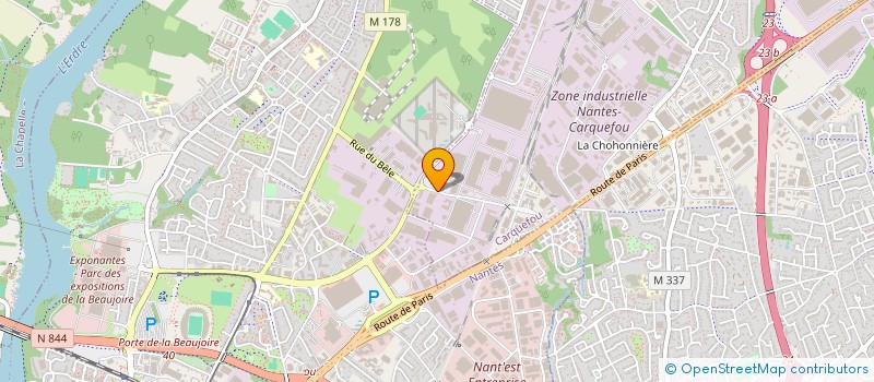 localisation de l'entreprise VIBRACOUSTIC NANTES SAS  CARQUEFOU