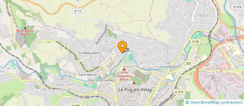 localisation de l'entreprise VIBRAE  AIGUILHE