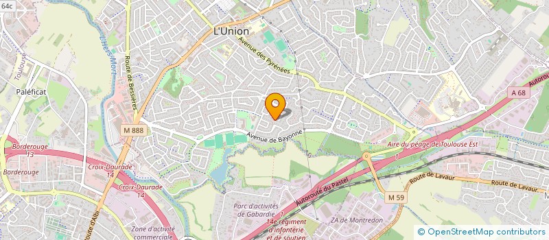 localisation de l'entreprise VIBRANCE EVO à L'UNION