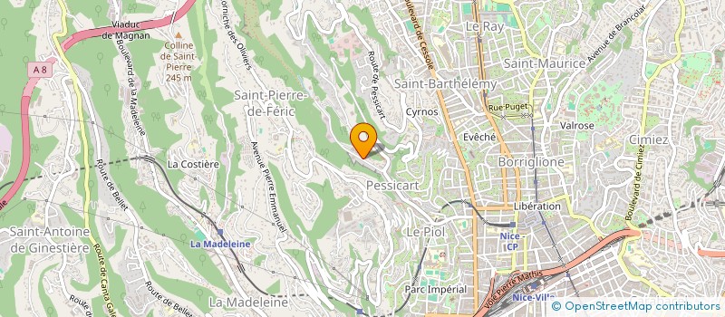 localisation de l'entreprise VIBRASIL ART ET CULTURE  NICE