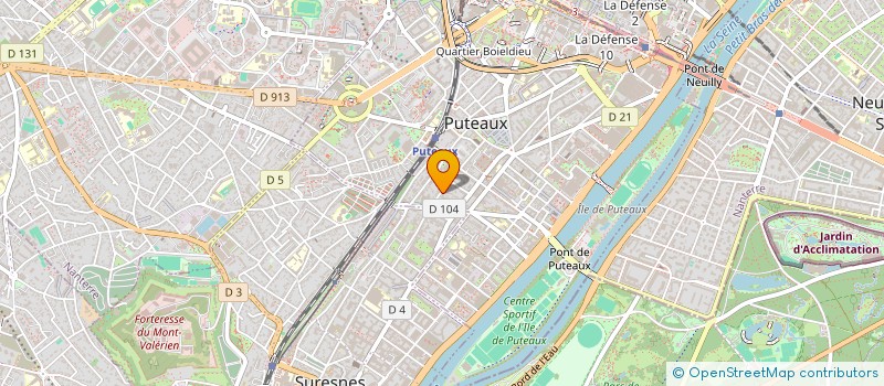 localisation de l'entreprise VIBRASON EVENTS  PUTEAUX