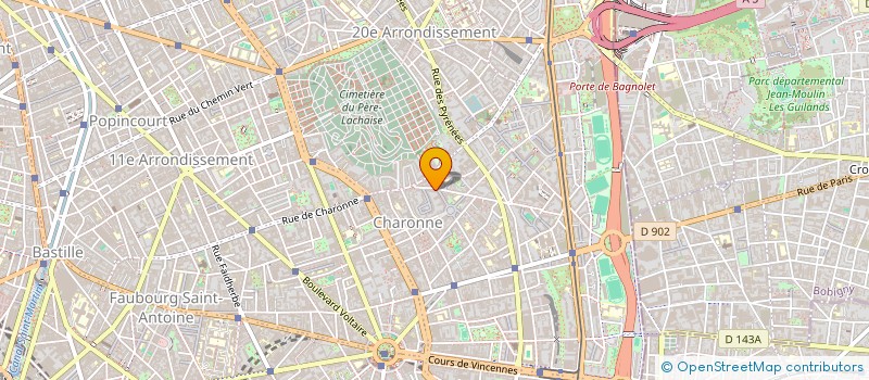 localisation de l'entreprise VIBRASONS ROMAINVILLE  PARIS