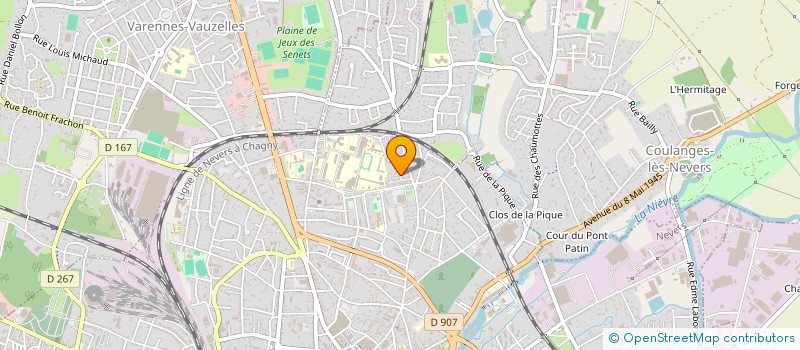 localisation de l'entreprise VIBRAT'HOM à NEVERS