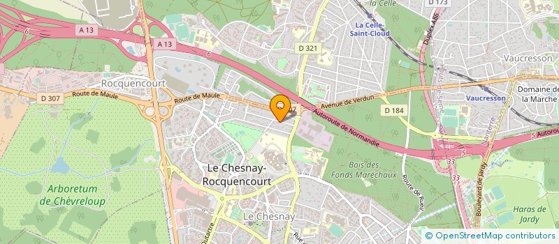 localisation de l'entreprise VIBRATION à LE CHESNAY-ROCQUENCOURT