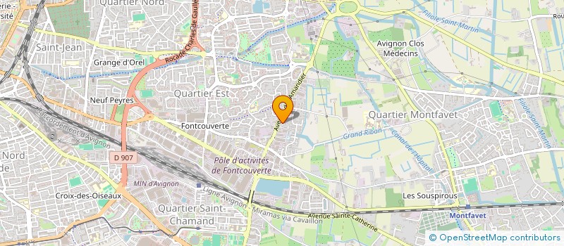 localisation de l'entreprise VIBRATION INDUSTRIELLE SUD EST  AVIGNON