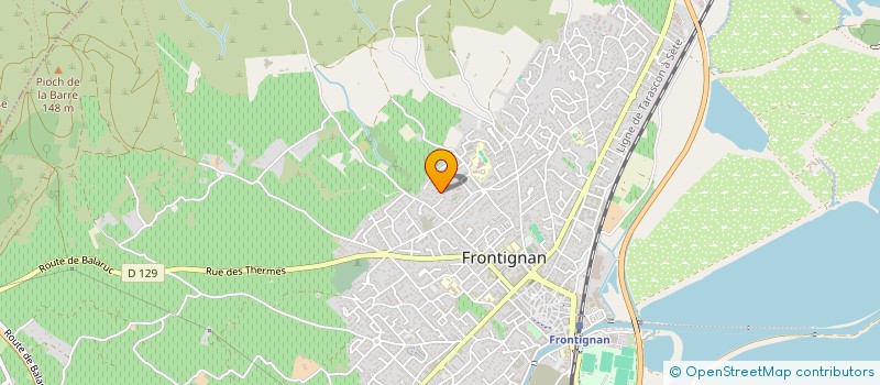 localisation de l'entreprise VIBRATION SOUND / LIGHT 34 à FRONTIGNAN