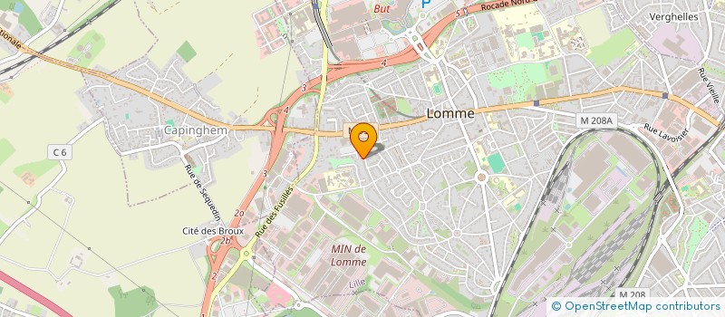localisation de l'entreprise VIBRATIONS à LILLE