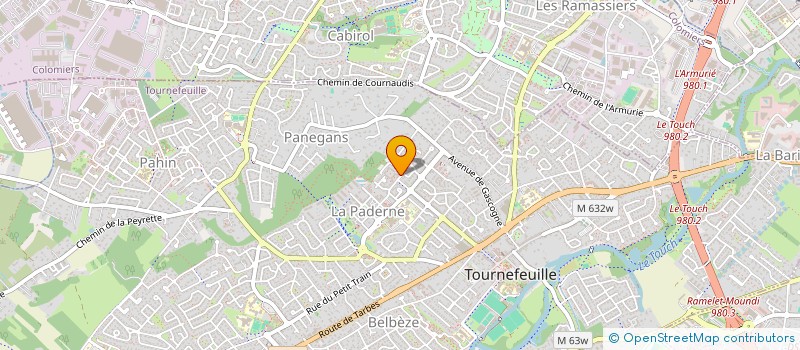 localisation de l'entreprise VIBRATIONS à TOURNEFEUILLE