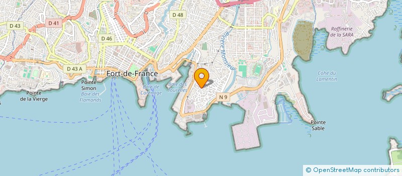localisation de l'entreprise VIBRATIONS CARAIBES à FORT-DE-FRANCE