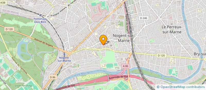 localisation de l'entreprise VIBRATIONS GOURMANDES à NOGENT-SUR-MARNE