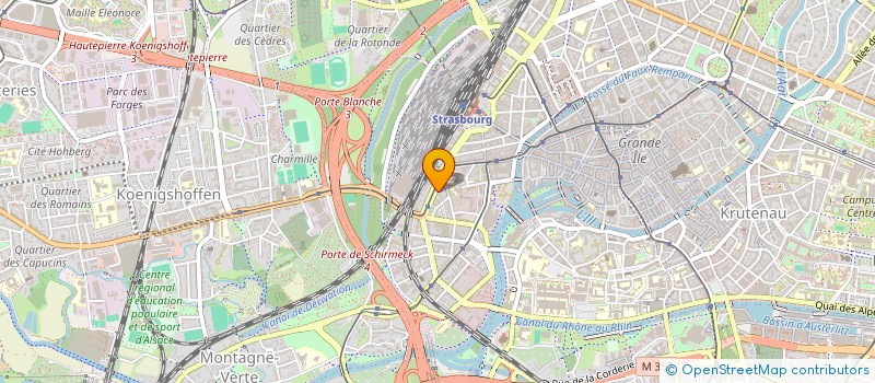 localisation de l'entreprise VIBRATIS à STRASBOURG
