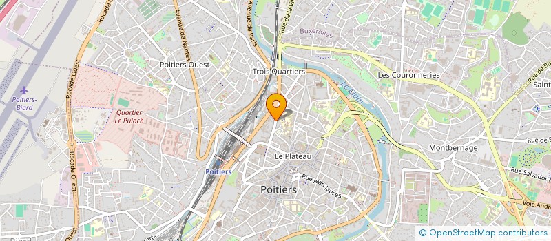 localisation de l'entreprise VIBRATO à POITIERS