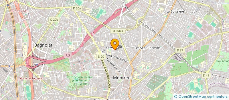 localisation de l'entreprise VIBREV RECORDS à MONTREUIL