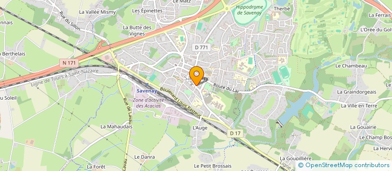 localisation de l'entreprise VIBREZ AVENTURES à SAVENAY