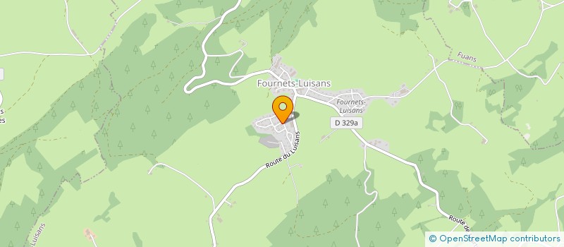 localisation de l'entreprise VIBRILE  FOURNETS-LUISANS