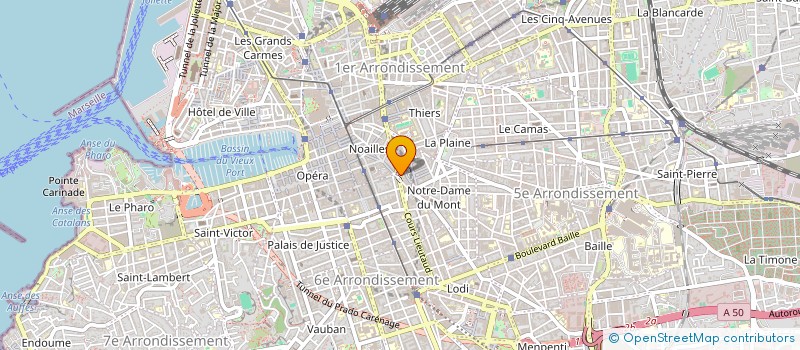 localisation de l'entreprise VIBRISSE à MARSEILLE