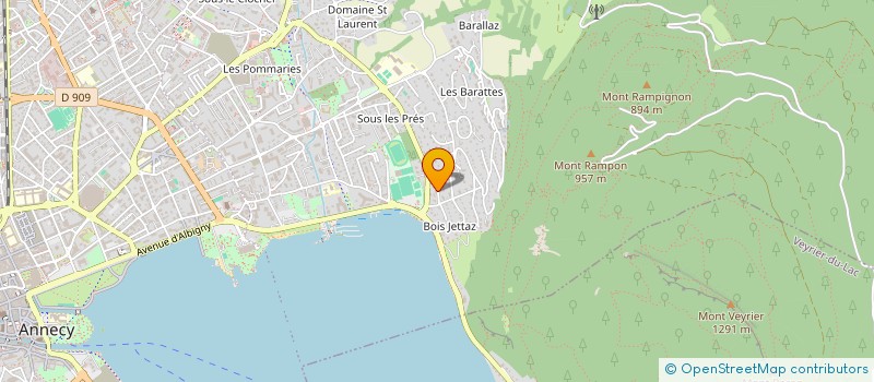 localisation de l'entreprise VIBY ASSOCIES  ANNECY