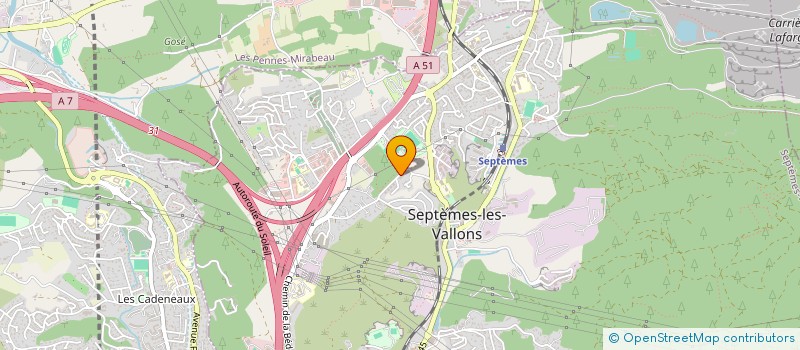 localisation de l'entreprise VIBZ CONSEIL EN COMMUNICATION à SEPTEMES-LES-VALLONS