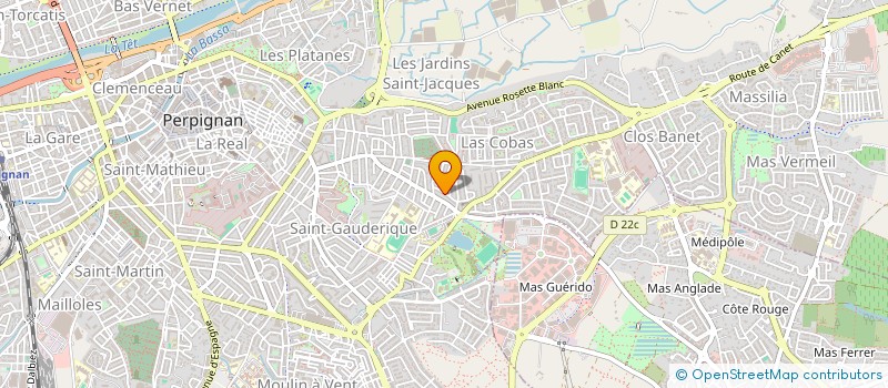 localisation de l'entreprise VIBZZ  PERPIGNAN