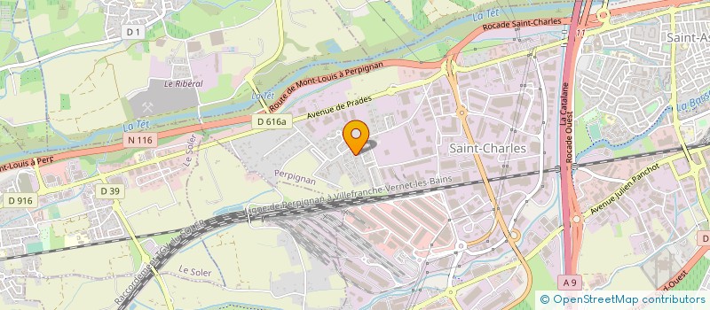 localisation de l'entreprise VIC  PERPIGNAN