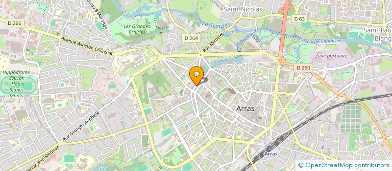 localisation de l'entreprise VIC à ARRAS