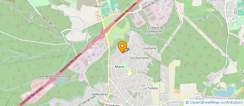 localisation de l'entreprise VIC'AD  CESTAS