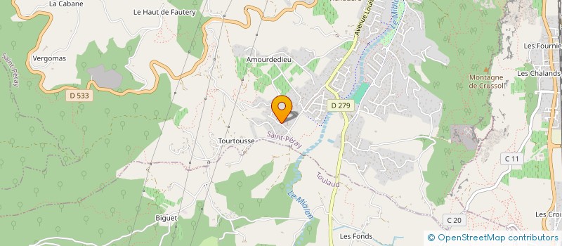 localisation de l'entreprise VIC ADMIN  SAINT-PERAY