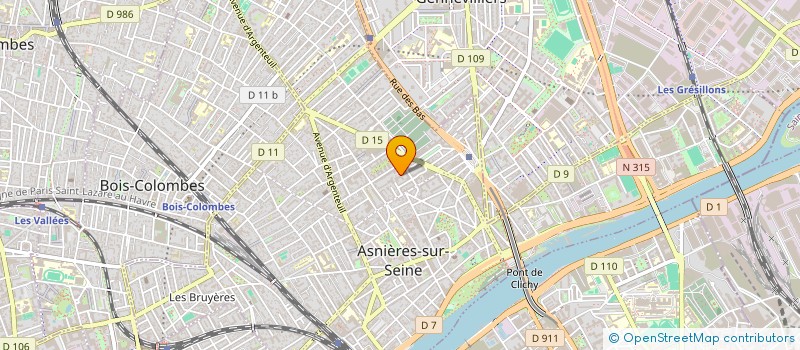 localisation de l'entreprise VIC&AL CONSEILS  ASNIERES-SUR-SEINE