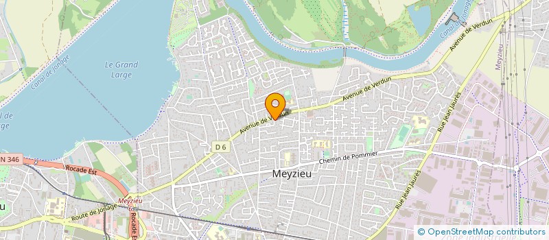 localisation de l'entreprise VIC AUTO CLEAN à MEYZIEU
