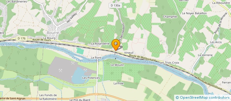 localisation de l'entreprise VIC D'OR à MONTHOU-SUR-CHER
