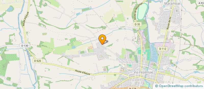 localisation de l'entreprise VIC-DANSE  VIC-FEZENSAC