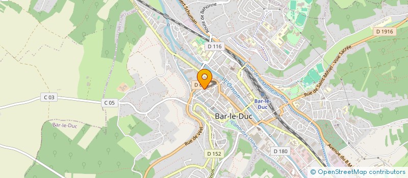 localisation de l'entreprise VIC DIFFUSION à BAR LE DUC
