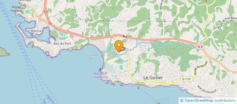 localisation de l'entreprise VIC DISTRIBUTION à LE GOSIER