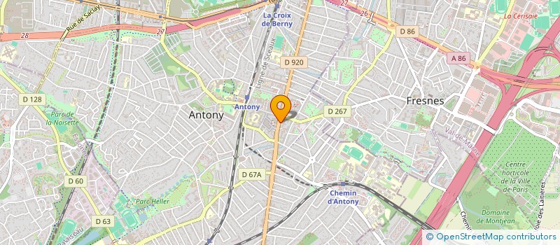 localisation de l'entreprise VIC HOMME à ANTONY
