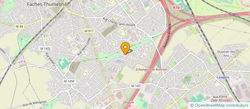 localisation de l'entreprise VIC IMMO  RONCHIN