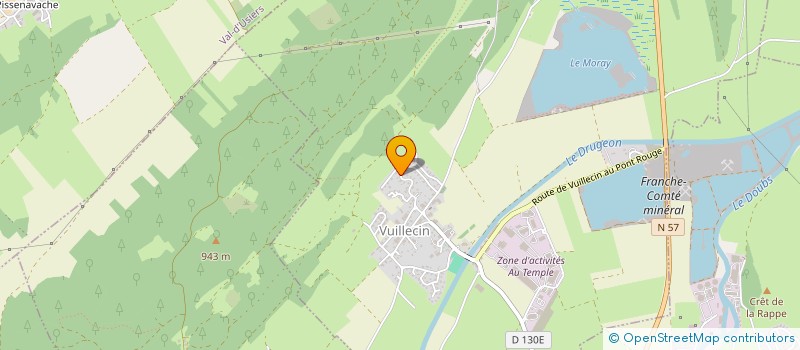 localisation de l'entreprise VIC IMMO  VUILLECIN