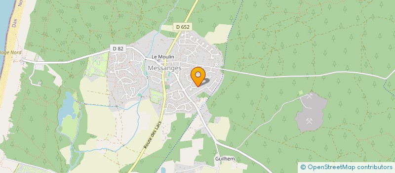 localisation de l'entreprise VIC IMMO à MESSANGES