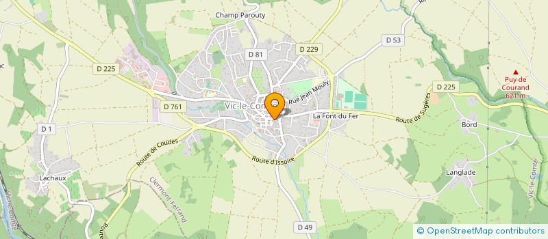 localisation de l'entreprise VIC'IMMO  VIC-LE-COMTE