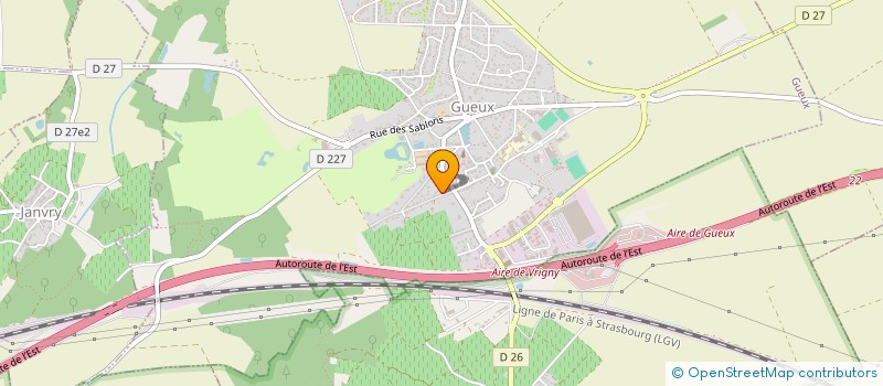 localisation de l'entreprise VIC.INVEST  GUEUX