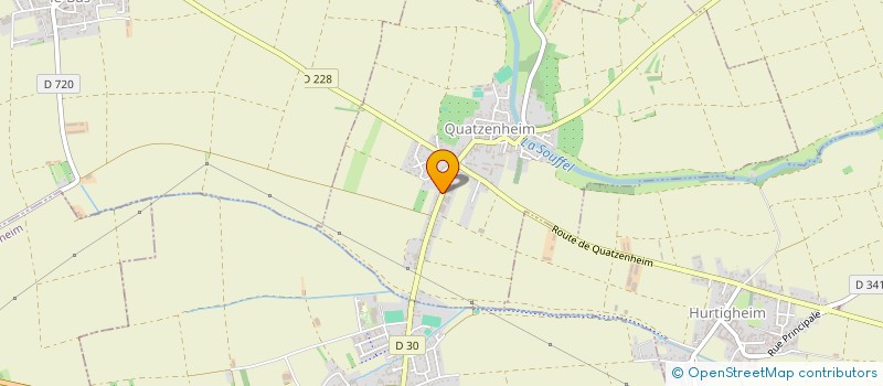 localisation de l'entreprise VIC INVEST  QUATZENHEIM