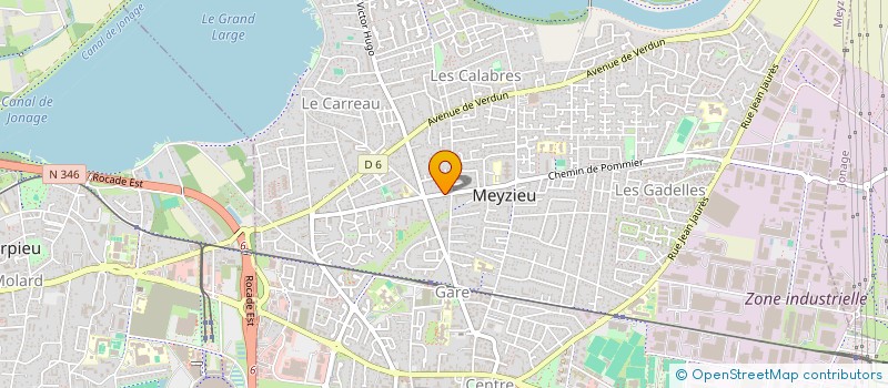 localisation de l'entreprise VIC INVEST  MEYZIEU