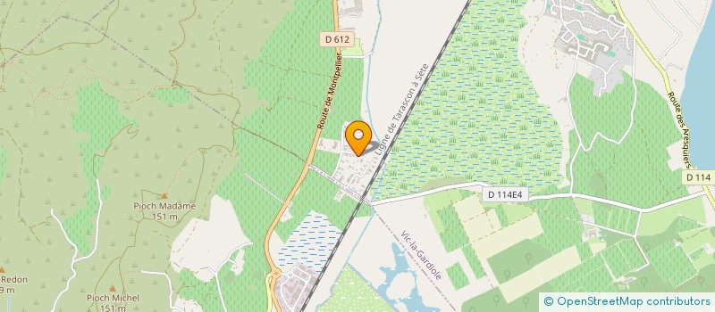 localisation de l'entreprise VIC MONSTER PECHE PASSION  VIC-LA-GARDIOLE