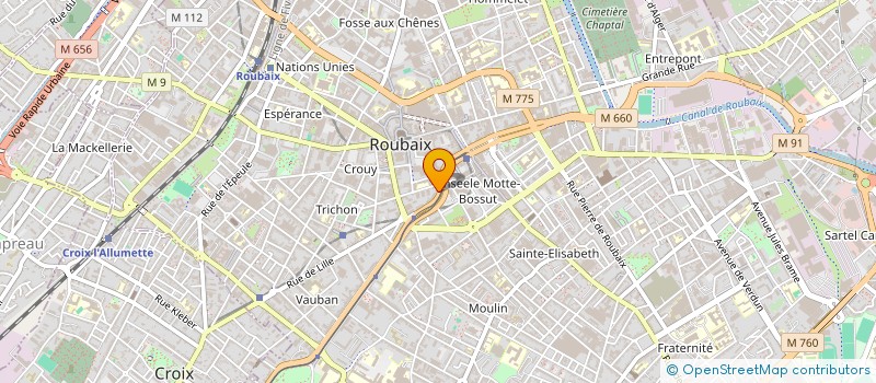 localisation de l'entreprise VIC SYSTEMES FRANCE à ROUBAIX